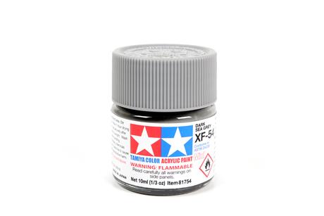 Tamiya Acrylic Mini  XF-54 Dark Sea Gray  1/3 oz - TAM81754