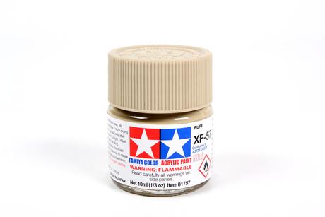 Tamiya Acrylic Mini  XF-57 Buff  1/3 oz - TAM81757