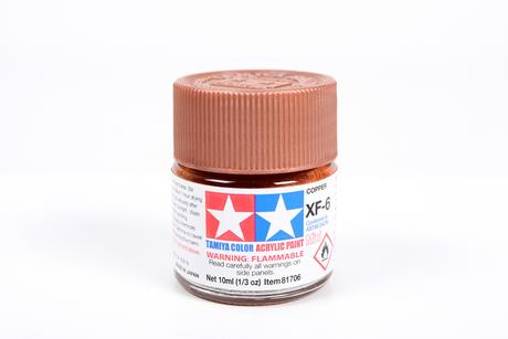 Tamiya Acrylic Mini  XF-6 Copper 1/3 oz - TAM81706