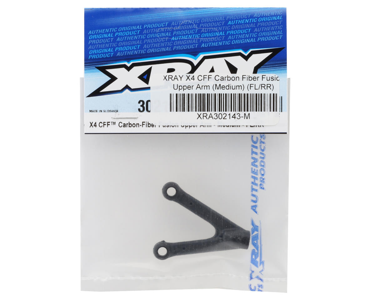 XRAY '23 X4 CFF Carbon Fiber Fusion Upper Arm (Medium) (FL/RR)