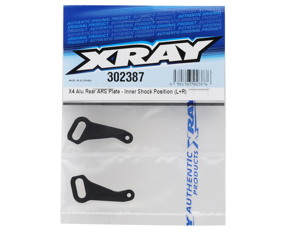 XRAY X4  Aluminum Rear ARS Plate (2)