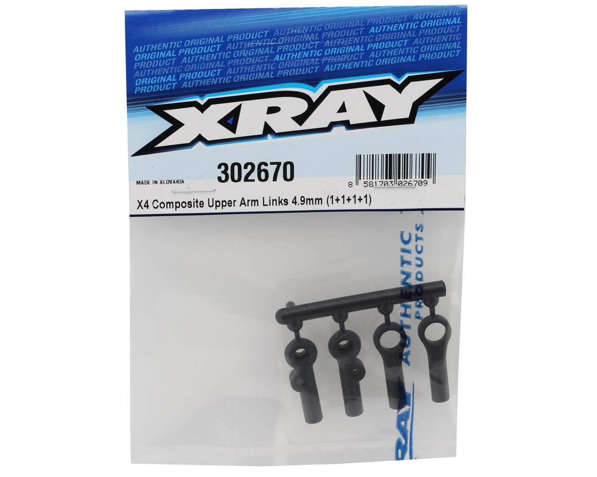 XRAY X4 Composite 4.9mm Upper Arm Links (4)