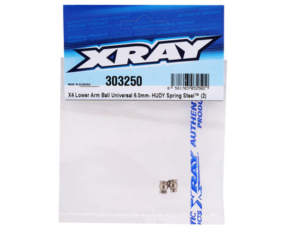 XRAY X4 Lower Arm Ball Universal 6.0mm - HUDY Spring Steel