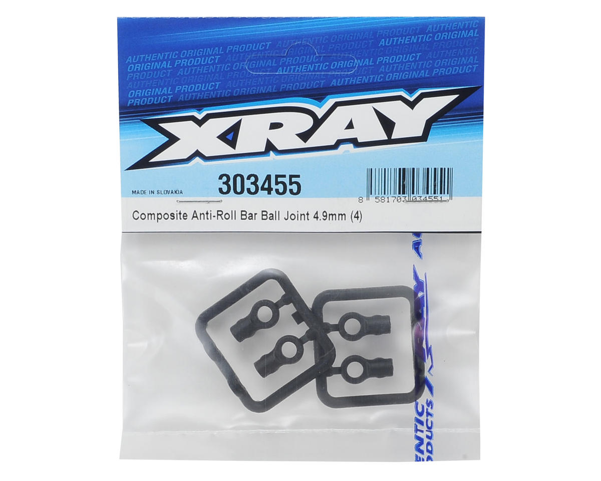 XRAY 4.9mm Composite Anti-Roll Bar Joint Ball (4)