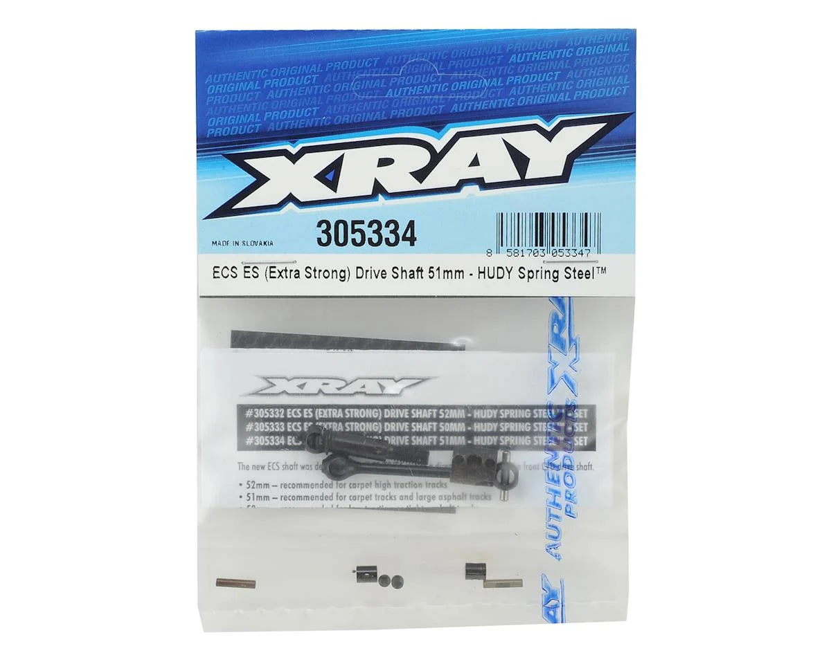 XRAY ECS ES (Extra Strong) Drive Shaft 51mm - Hudy Spring Steel