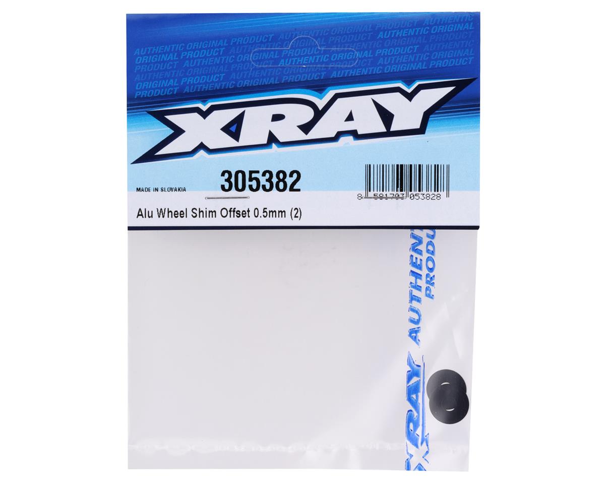 XRAY 4x12x0.5mm Aluminum Offset Wheel Shim (2)