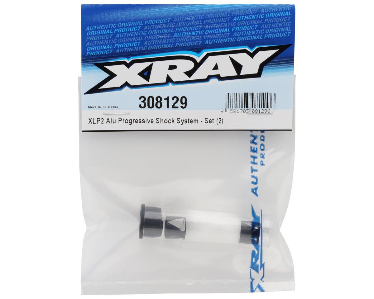 XRAY X4/X4F 2025 XLP2 Aluminum Progressive Shock Inserts & Pistons (2)