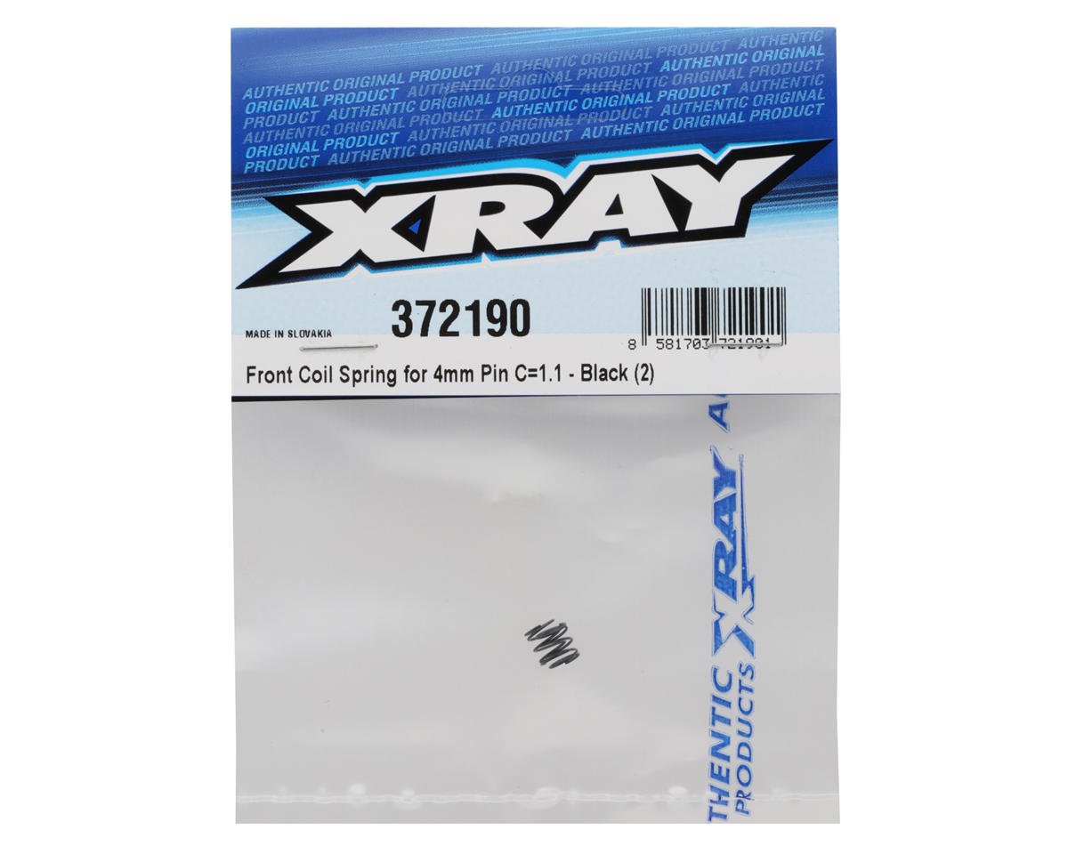 XRAY X12 '25 Front Coil Spring (Black/C=1.1) (2)