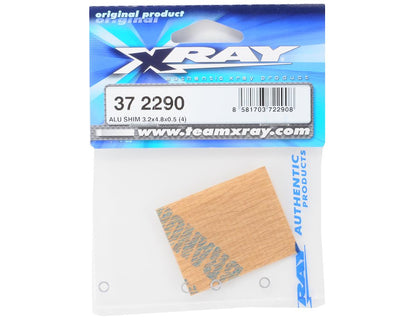 XRAY Aluminum Shim 3.2x4.8x0.5 (4)