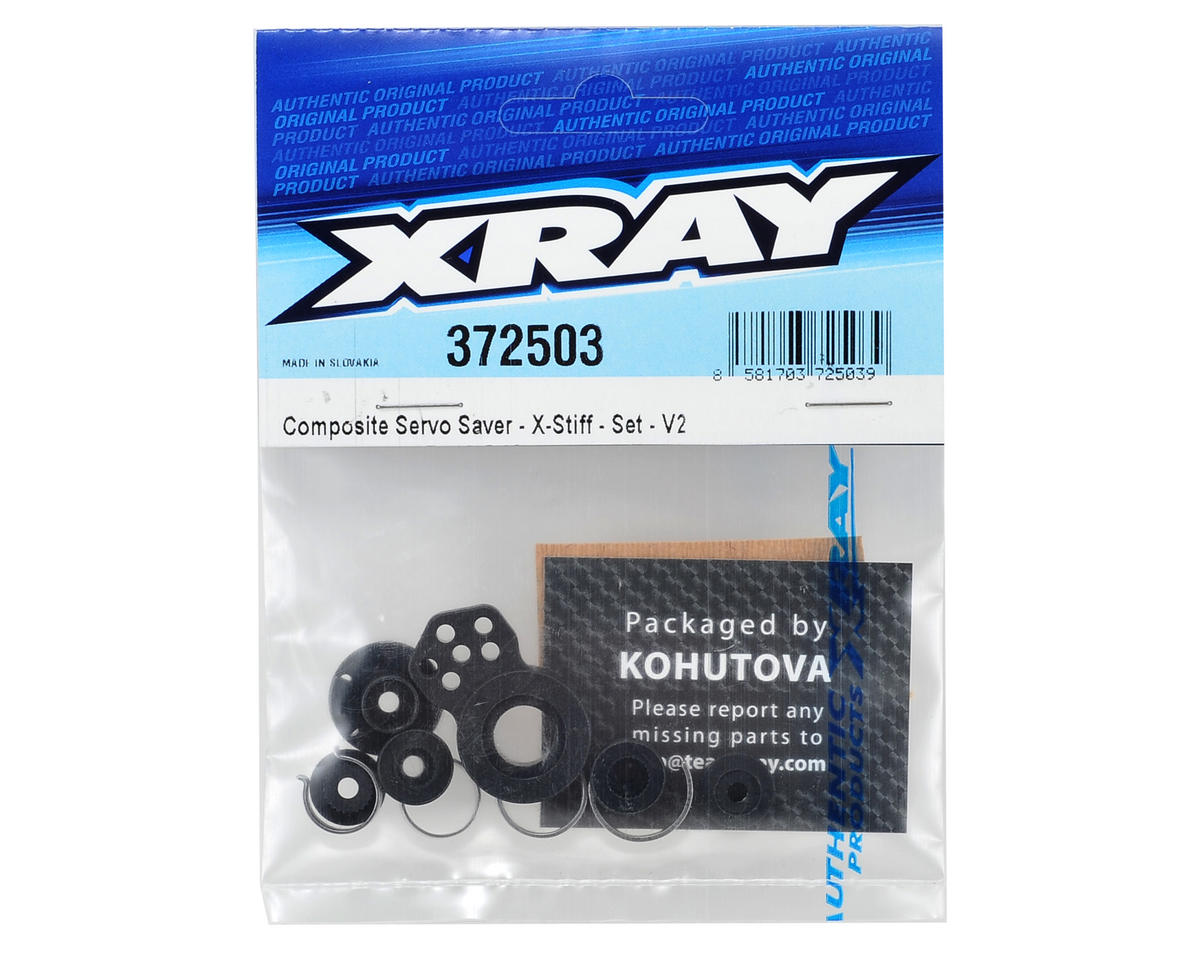 XRAY Composite Servo Saver - X-Stiff - Set - V2