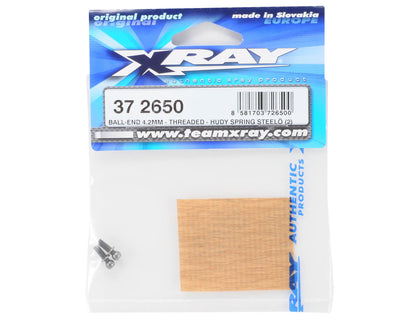 XRAY 4.2mm Threaded Ball End Hudy Spring Steel (2)