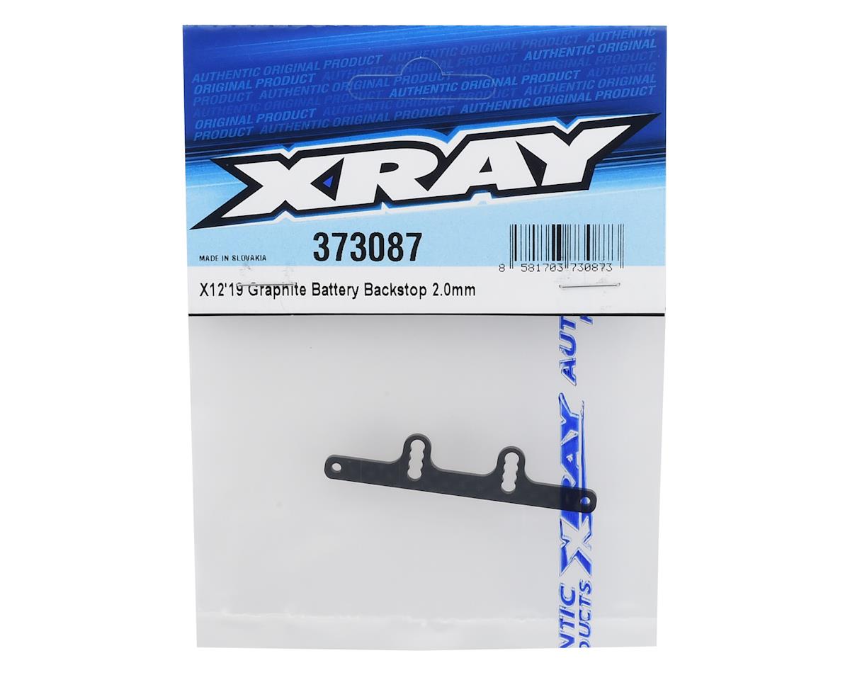 CLEARANCE   XRAY X12'19 Graphite Battery Backstop 2.0mm