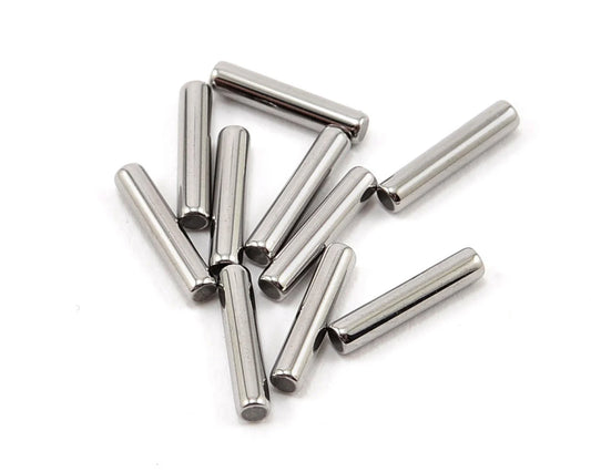 XRAY 2x9.8mm Polished Chrome Pin (10) #980210