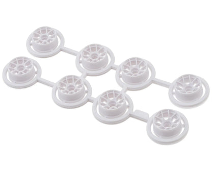 Yeah Racing 1/28 RWD Mini-Z Plastic 10-Spoke Narrow Wheel Set (White) (Offset 0,+1,+2,+3)