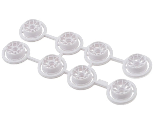 Yeah Racing 1/28 RWD Mini-Z Plastic 10-Spoke Narrow Wheel Set (White) (Offset 0,+1,+2,+3)